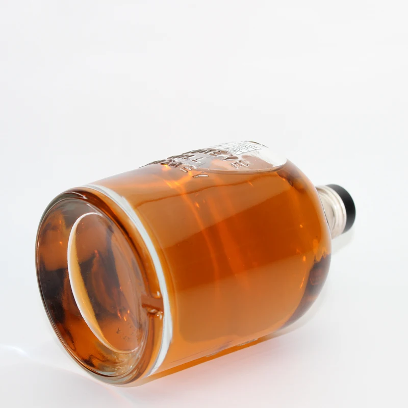 slim gin whisky vodka brandy 500ml liquor spirit bottle with sealing cap