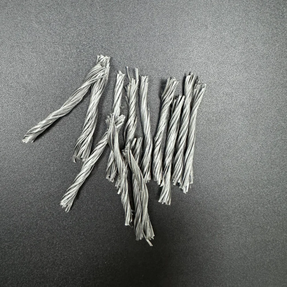 High Strength Polypropylene Fiber Twisted Bunchy Form for Concrete Reinforcement in Construction Projects with Better Dispersion