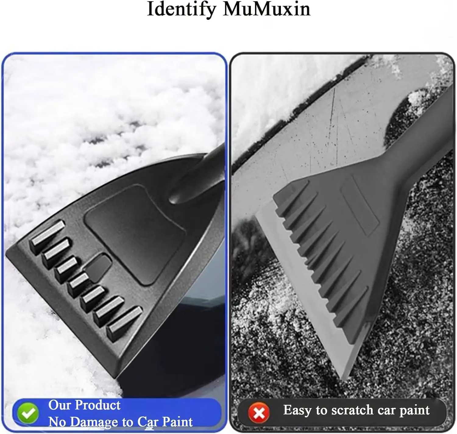 Car Snow Brush Detachable Ice Scrapers Windshield Effortless Snow Removal Pivoting Head Telescoping Handle Foam Grip brush