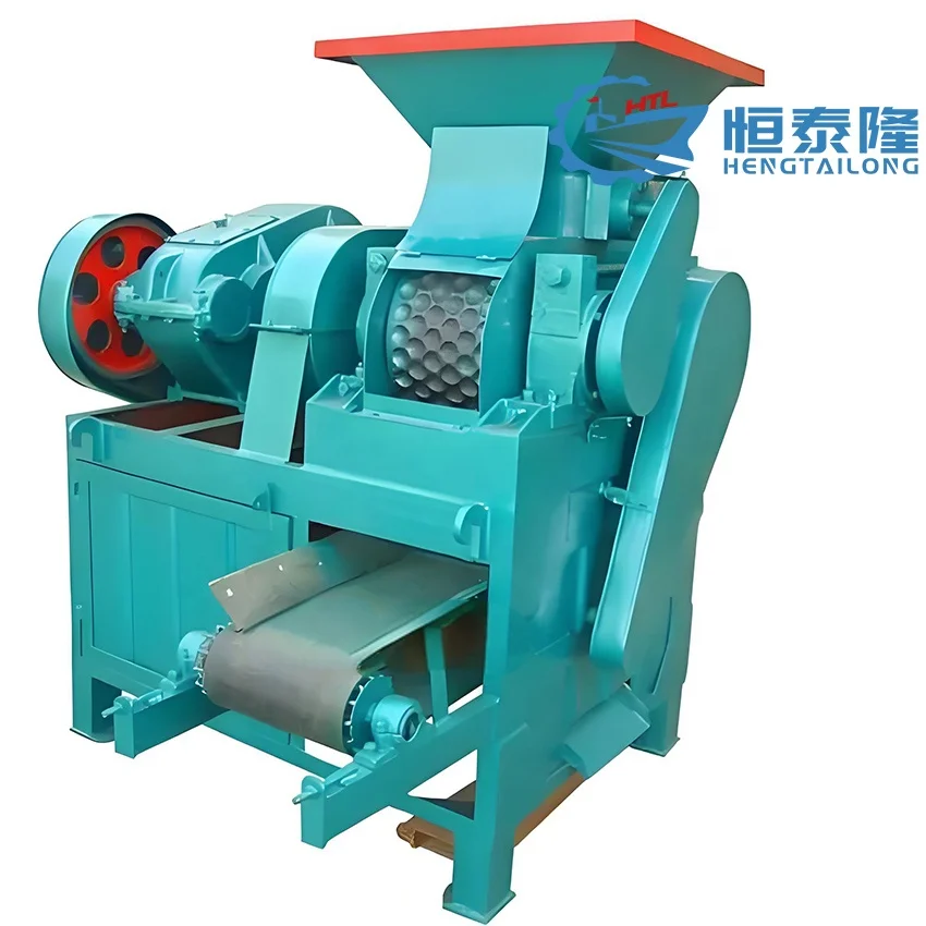 2024 high-effective nickel fluorspar chromium powder charcoal briquette press making machine price