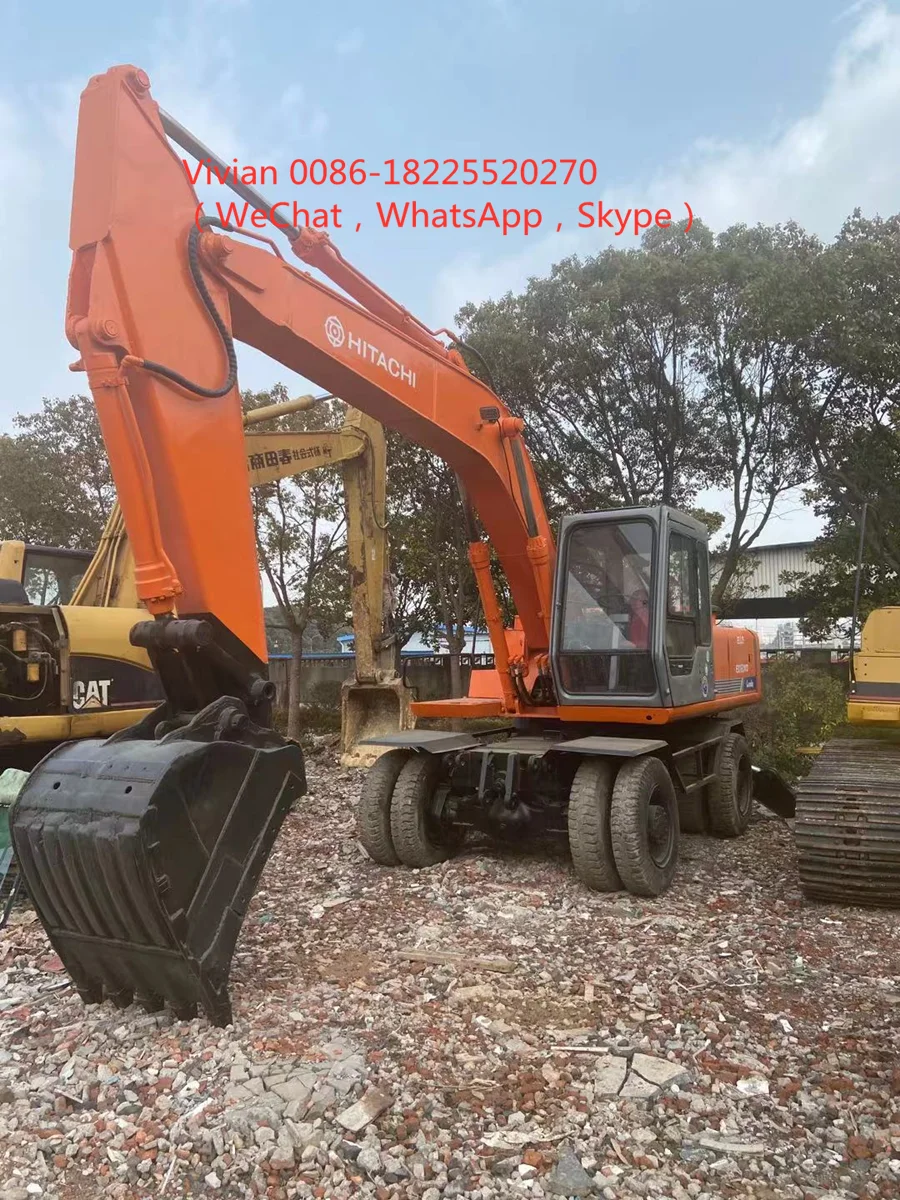 16 тонн б/у гусеничный экскаватор на продажу Hatachi EX160 WD сделано в Японии хорошем