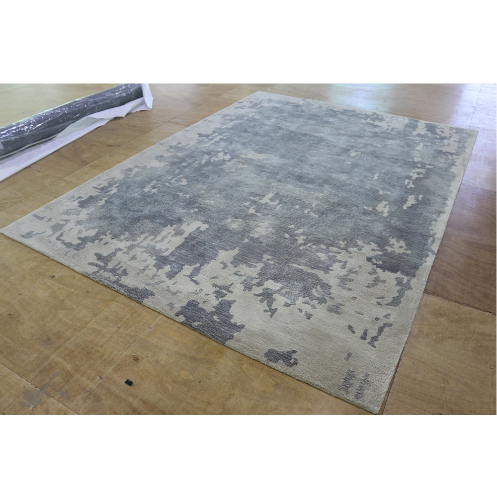 China Cynthia carpet Customized Design Hand Tufted Wool/Silk Carpets and Rugs 18mm 0.71 in Pile