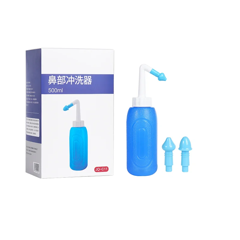 Wholesale Sales Device BPA Free Nasal Rinse Kit Best Nose Cleaner Irrigation Pump Irrigator Nasal Rinse Bottle