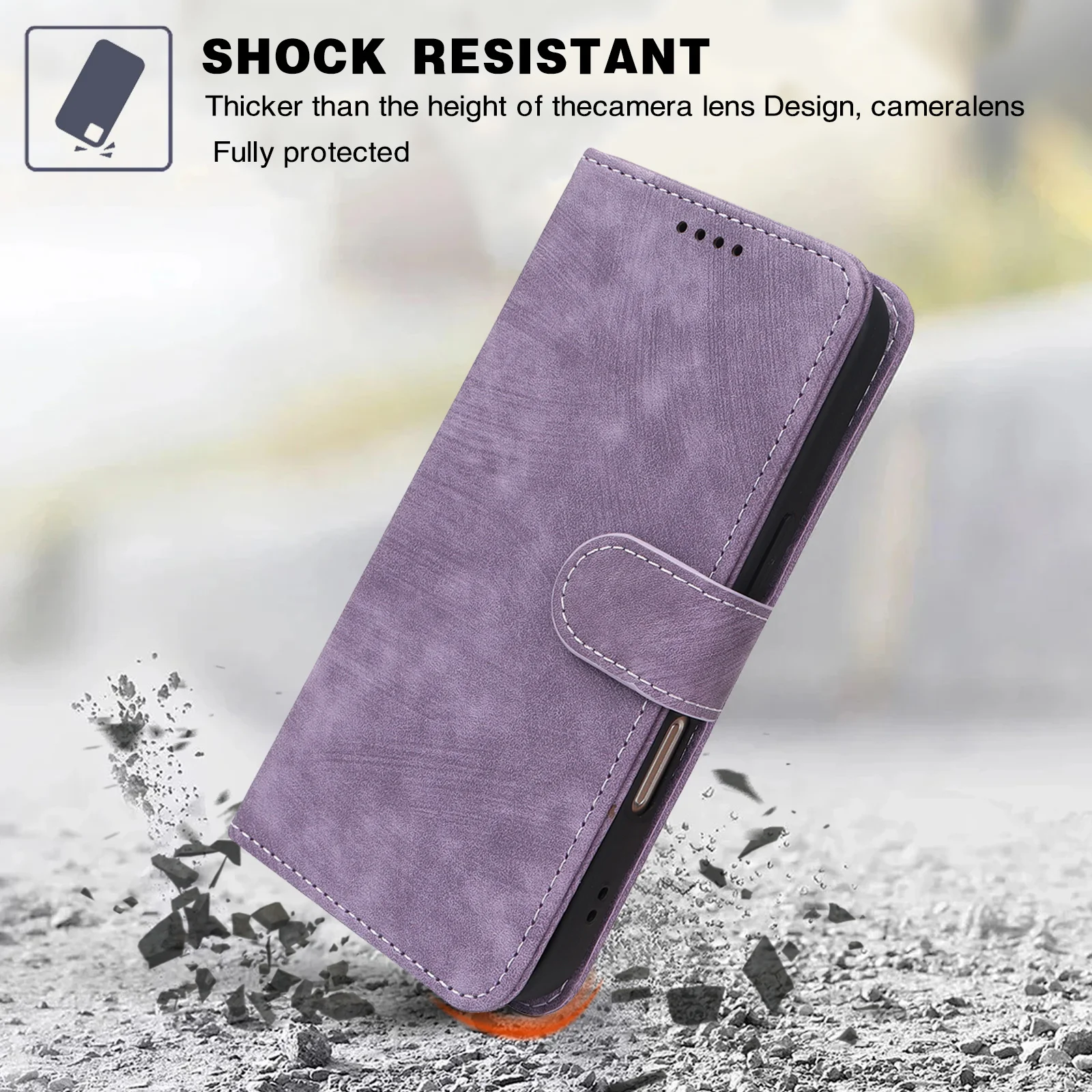 Multifunction Purse Bags Leather Phone Case for Samsung Galaxy S25 S24 FE Note 10 Plus 20 Ultra 5G Wallet PU Mobile Phone Cover