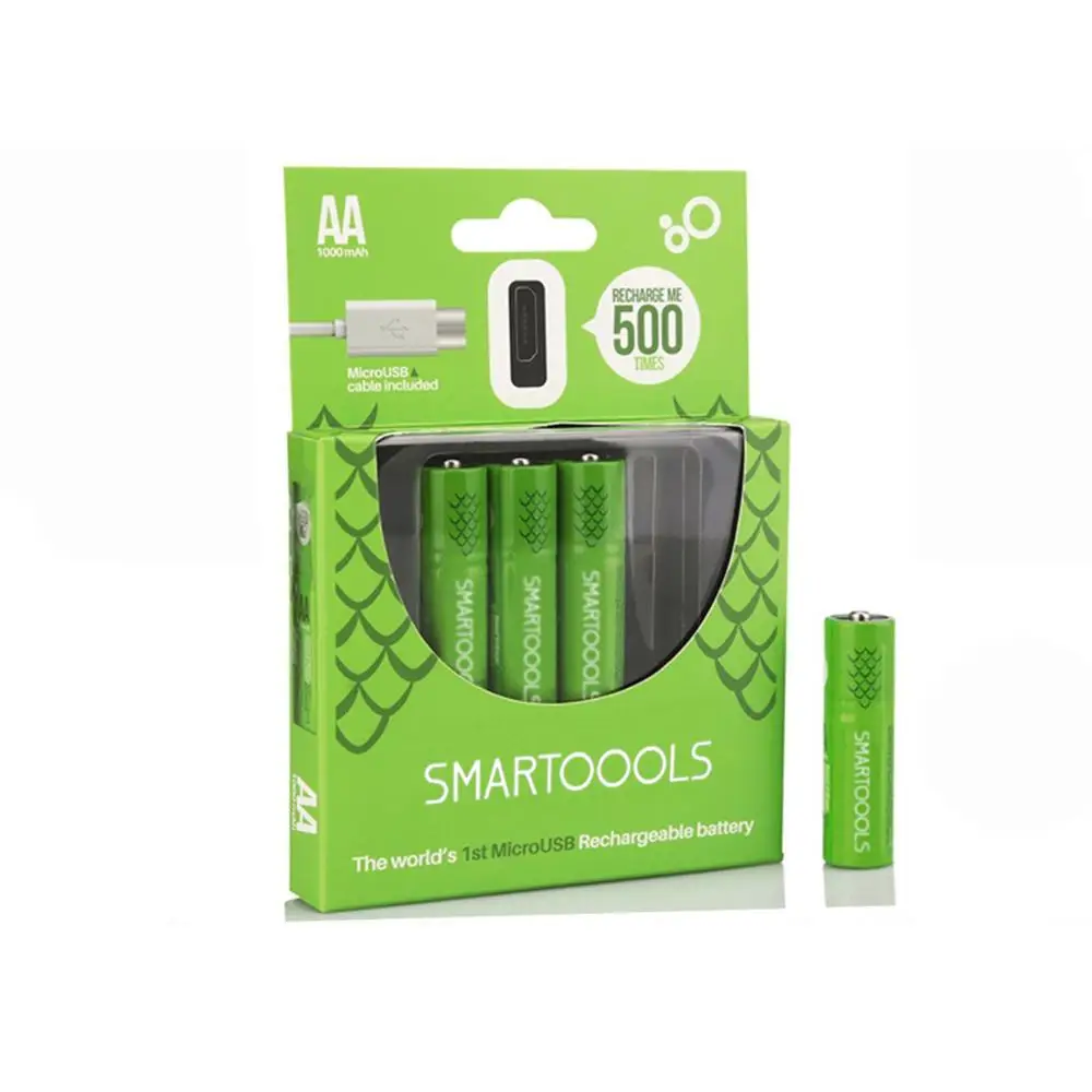  Оптовая поставка с завода микро USB перезаряжаемые батареи AA 1 2 V 450 мА/ч 1000 дешевизна 4 шт перезаряжаемого ni-cd