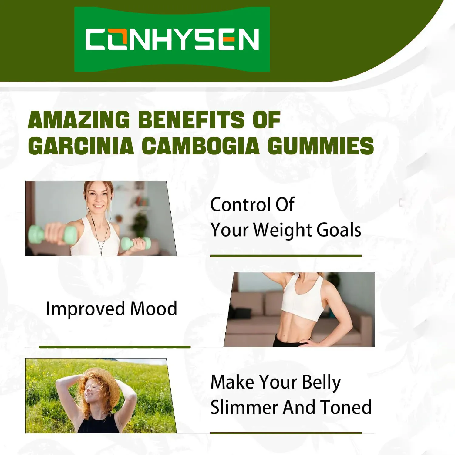 OEM ODM Organic Slimming Garcinia Cambogia Gummies Vegan Herbal Supplement for Weight Management Dosage Form Gummy Candy