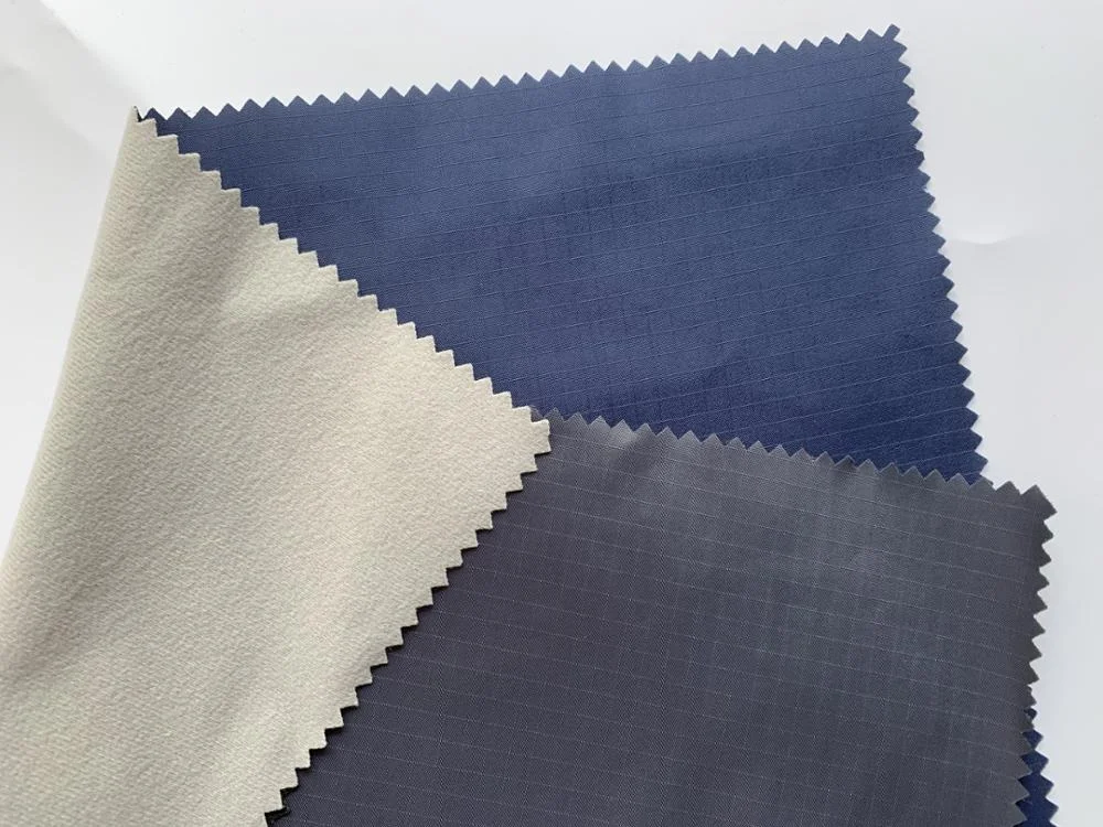 Slippery 70D Nylon Ripstop Fabric Laminated With Knitted Fabric For Hospital Slide Sheet / Mattress