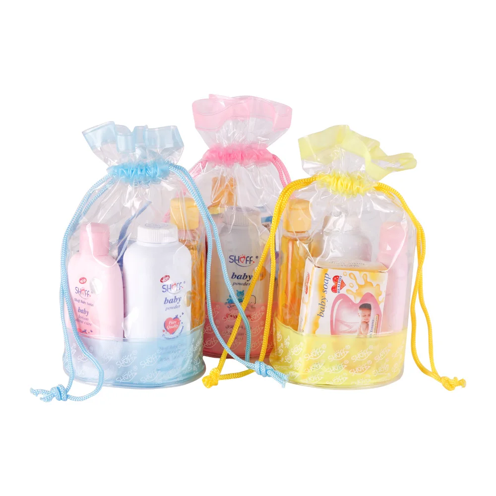 SHOFF aromatic mini bag packing newborn baby gift set baby accessories with baby shampoo.