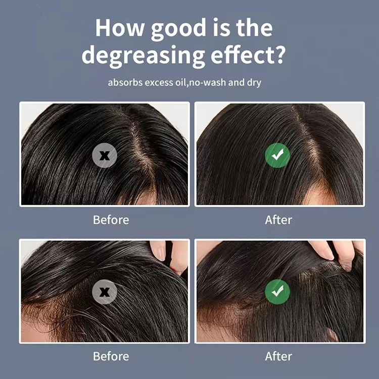 BARBER Hot Sale MATTE no shine strong medium hold hair texture wax styling powder for men