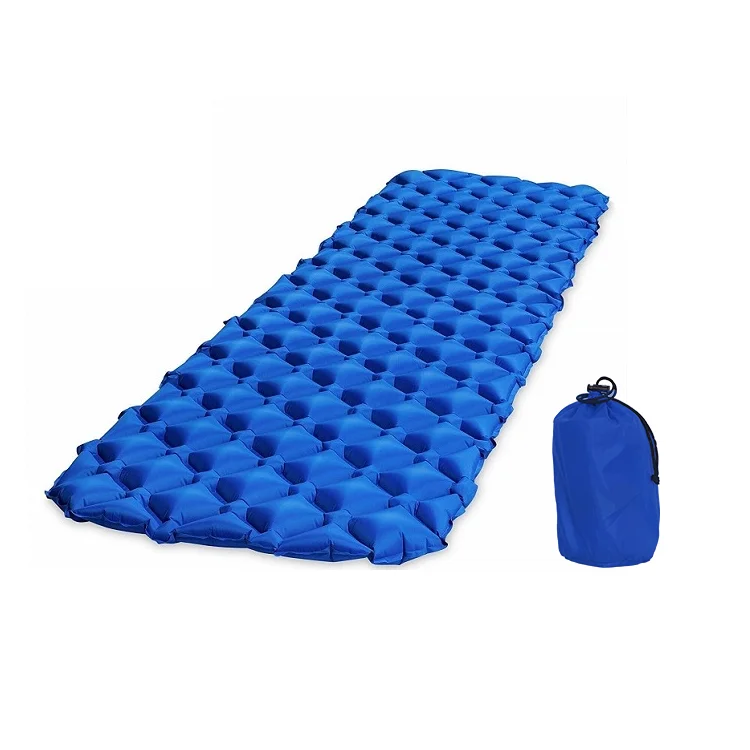 Lightweight Moisture-proof Air Mattress, Nylon TPU Inflatable Mattress, Camping Mat With Pillow