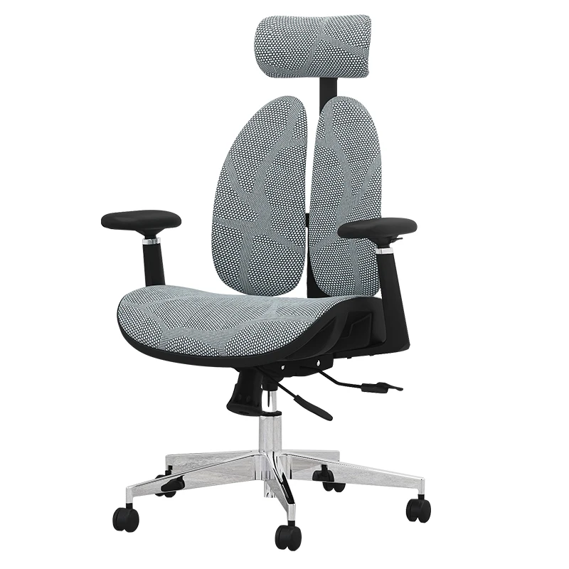 
Ergonomic Mesh Office Chair High Back Desk Chairs Adjustable Headrest Lumbar Support PU Wheels Swivel Computer Task Chair 