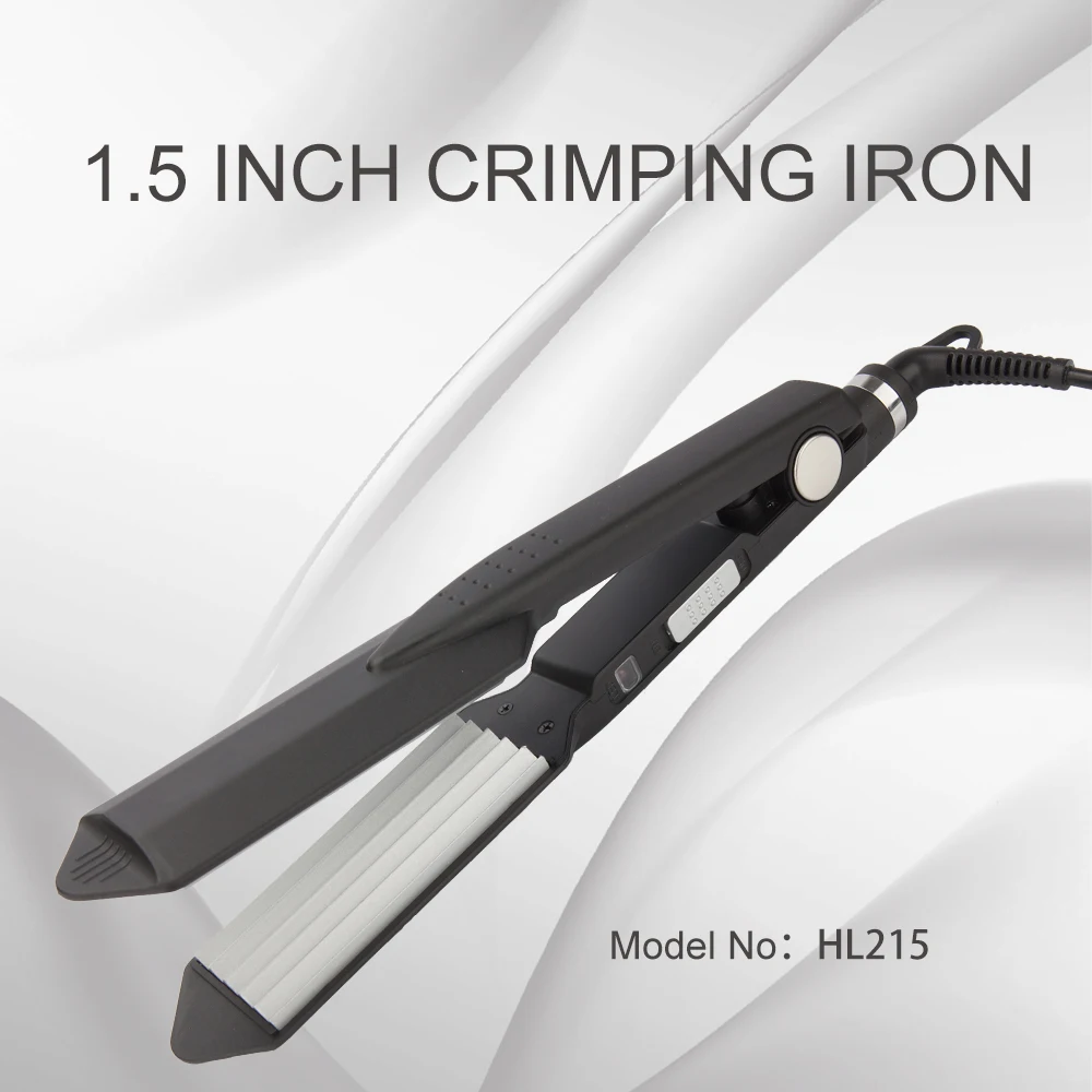 wholesale ceramic coating 1.5inch heating plate  electronic curly hair tools crimper flat irons