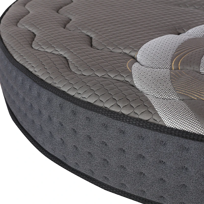 Luxury Memory Foam Natural Latex Sleeping Bed Roll Up Foldaway In A Box Hypo-allergenic Spring Round Mattress