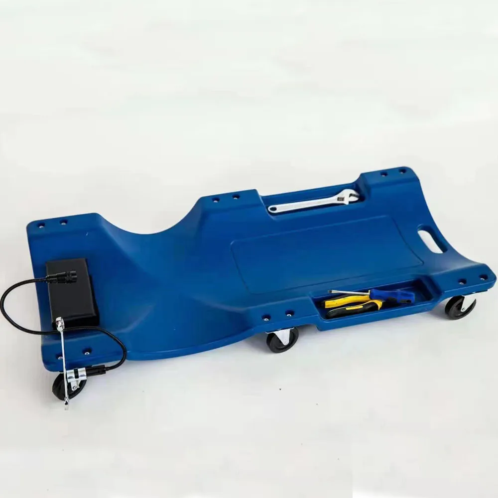 40 Inch 6 Wheel Plastic Workshop Garage Mechanics Tool Creeper Trolley Car Automotive Repair Mechanics Creeper
