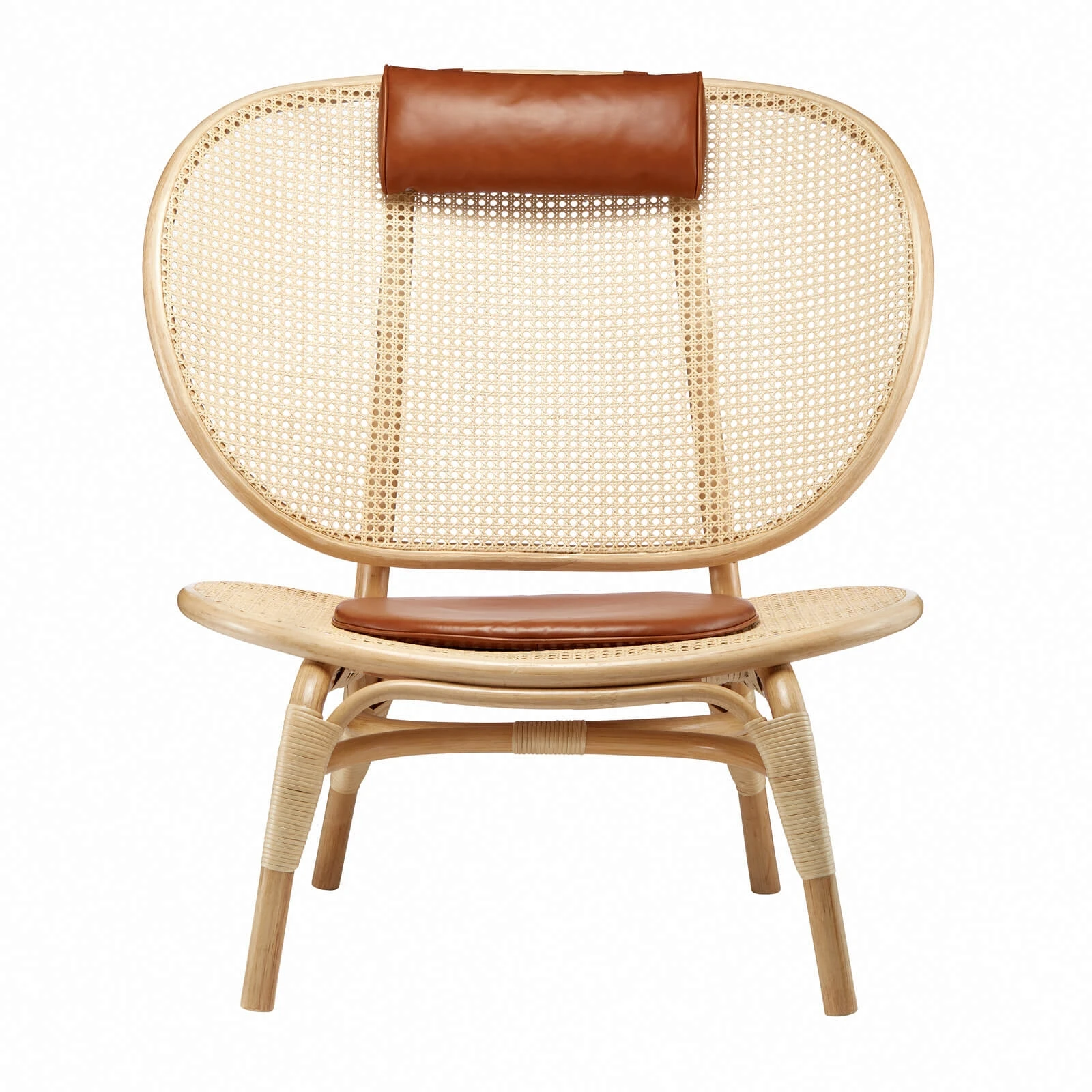 Плетеный стул из черного дерева Pierre Jeanneret