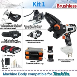 Compatible for Makita 18V Brushless Chainsaw and Drill Wrench Circular saw screwdriver jig saw Recip saw oscillating tool sander