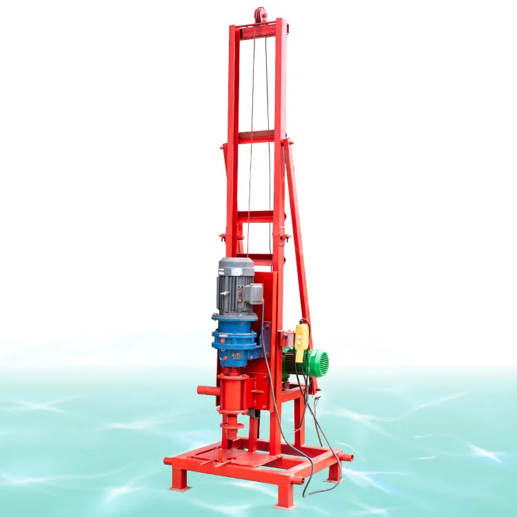 Hiyoung Three Phase Core 30m Fully Automatic Lift Well 80m Borehole Drill Rig for Water Portable Electric Machine