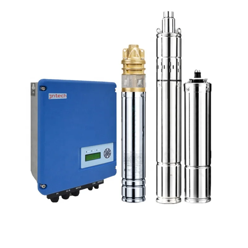 JNTCH 3000w 4HP AC solar power submersible water pump solution solar pump system for irrigation long lifespan