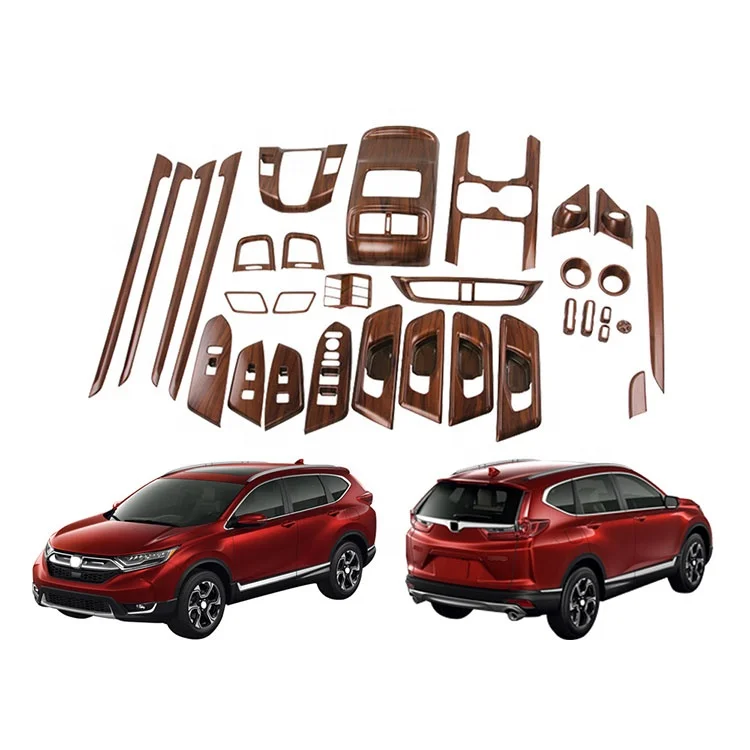 Оптовая продажа, подлокотник с внутренней ручкой, коробка передач, воздушный выход, регулировка сиденья, комплект модификации кузова для Honda 2017 CRV, набор из 32 предметов