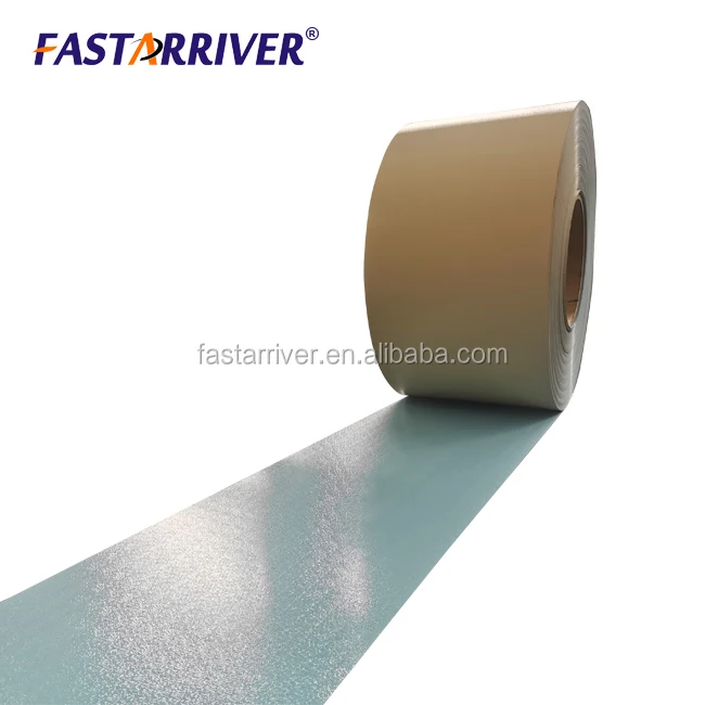 3105 0.4mm aluminium embossed jacketing coil roll with polysurlyn for heat insulation