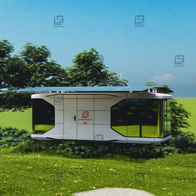 Guose Steel Design Modular China Portable Flat Pack Price Prefabricated Homes Luxury Living Capsule House