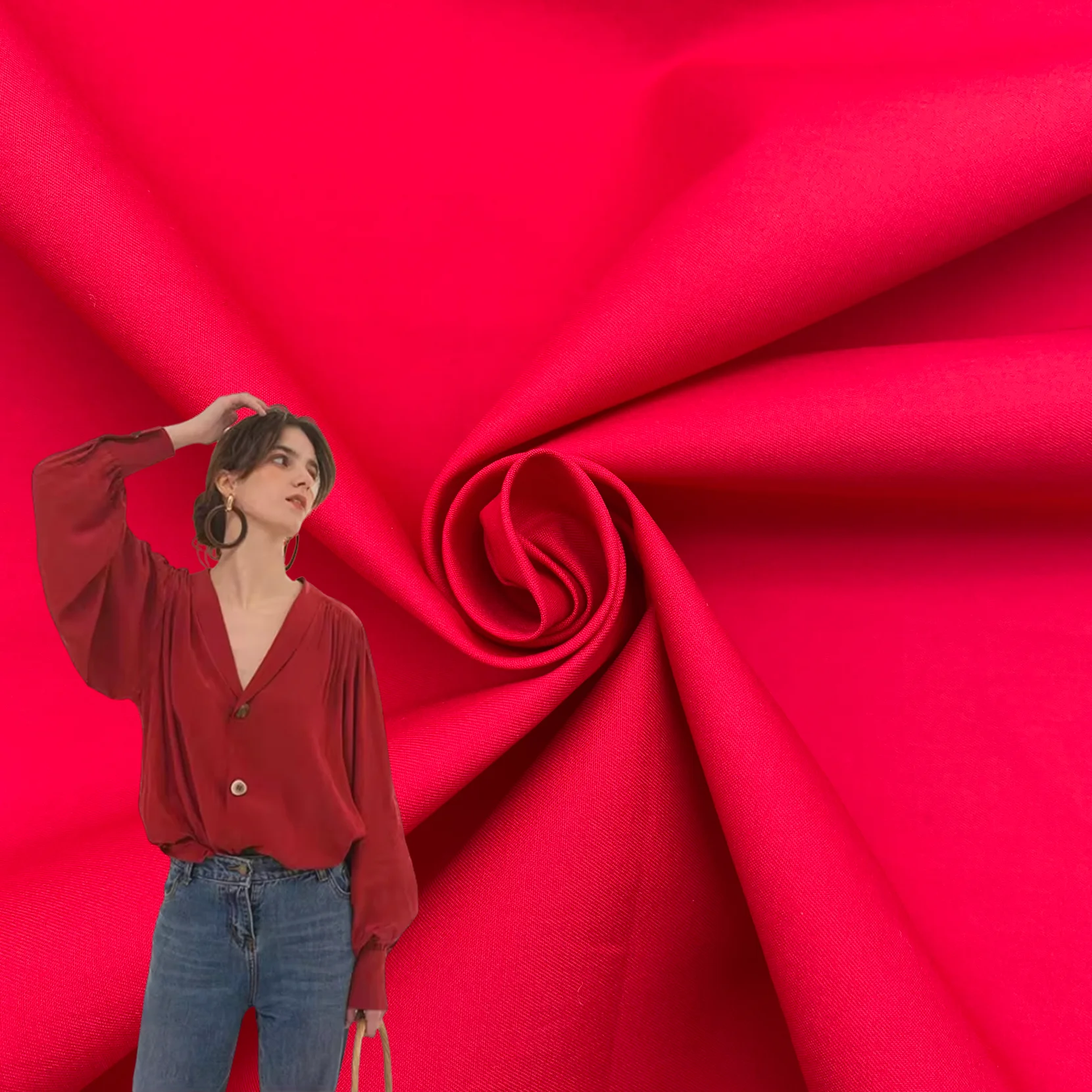 New product 60s*60s twill 100% cotton fabric for work clothes cotton shirt