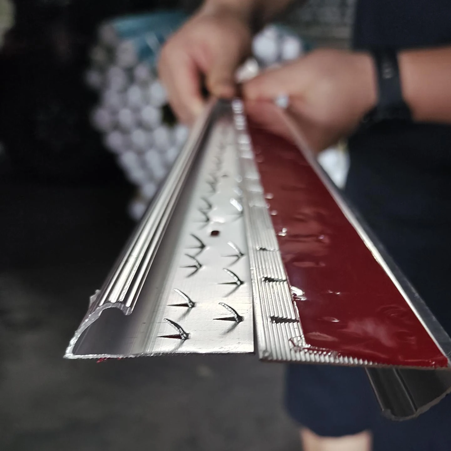 Custom Edge Transition Carpet Tack Strips Trim Aluminum carpets Transition strips