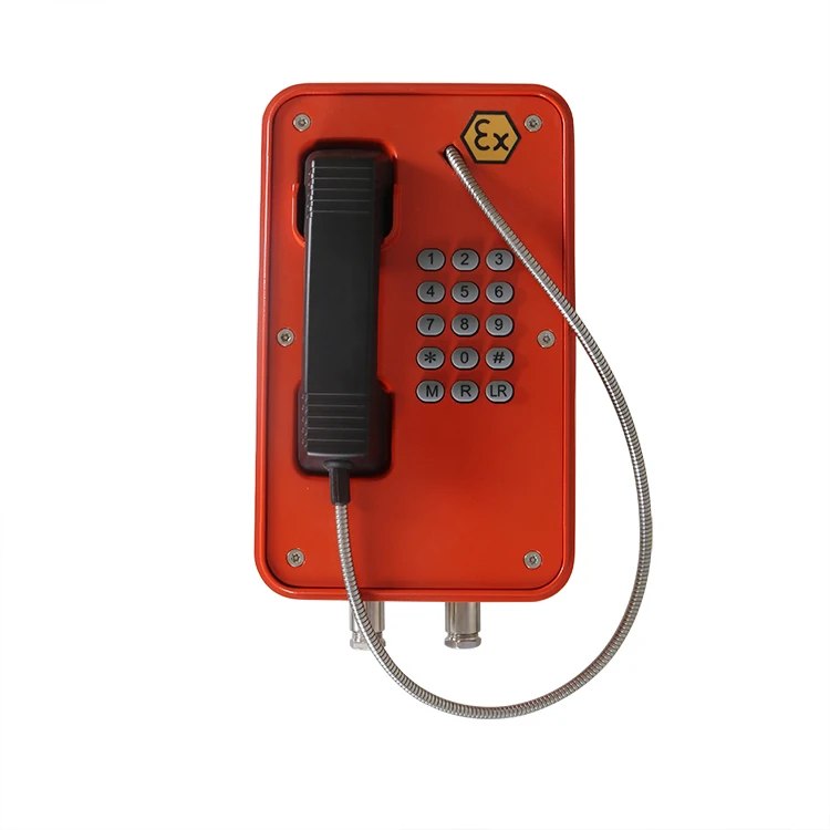 ATEX Сертифицированный взрывозащищенный телефон SIP/VOIP промышленный для нефти и газа