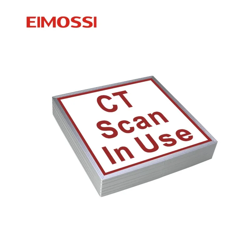 led MRI equipment sign aluminum warning sign for hospital