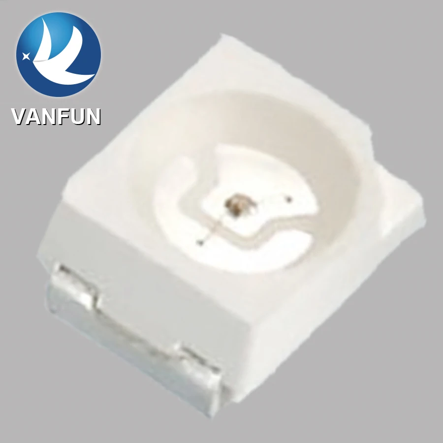 VanFun 12 В SMD 3528 RGB микродиоды Saman Epistar чипы для коммерческого освещения излучающие Белый Красный Синий Желтый Размер 5 мм