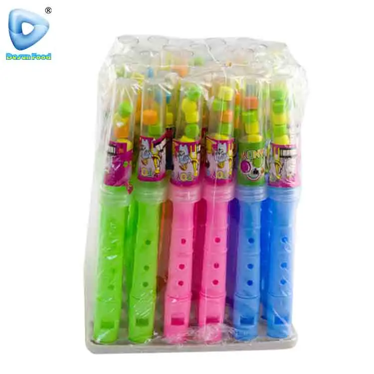 Лидер продаж, красочные пластиковые свистки для флейты, игрушки и конфеты