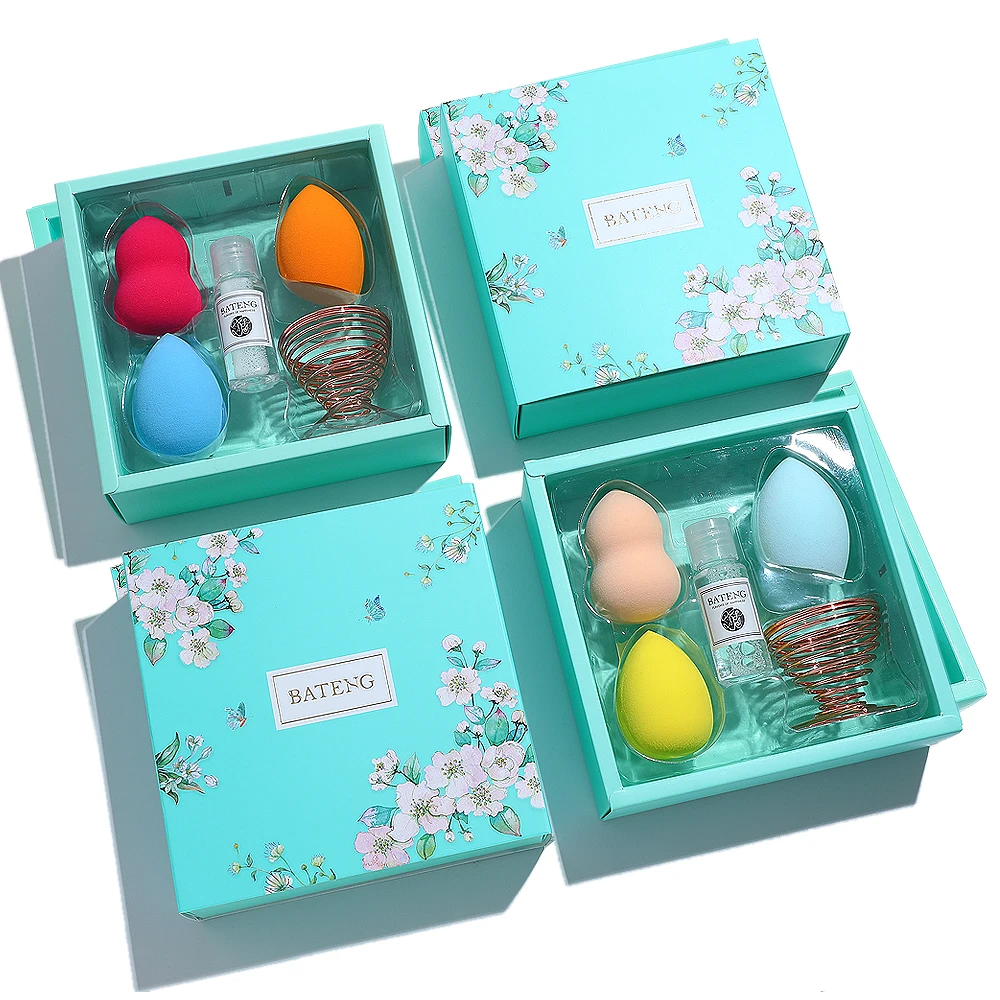 Wholesales Face Cosmetic Powder Makeup Puff Makeup Sponge Set Beauty Makeup Blender