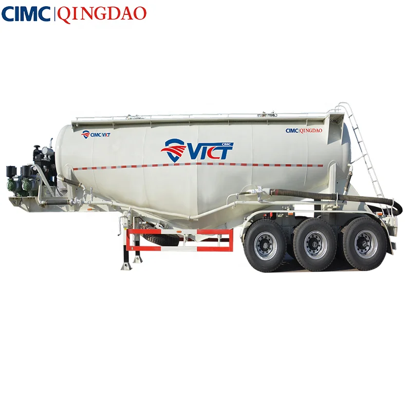 50m3 CIMC Dry bulk Cement tanker trailer