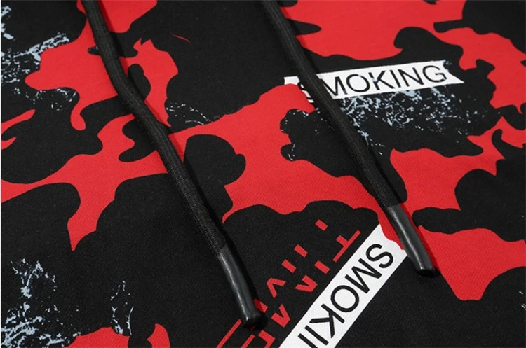 Camo Pattern High Quality custom mens hoddies/custom sublimation hoodies