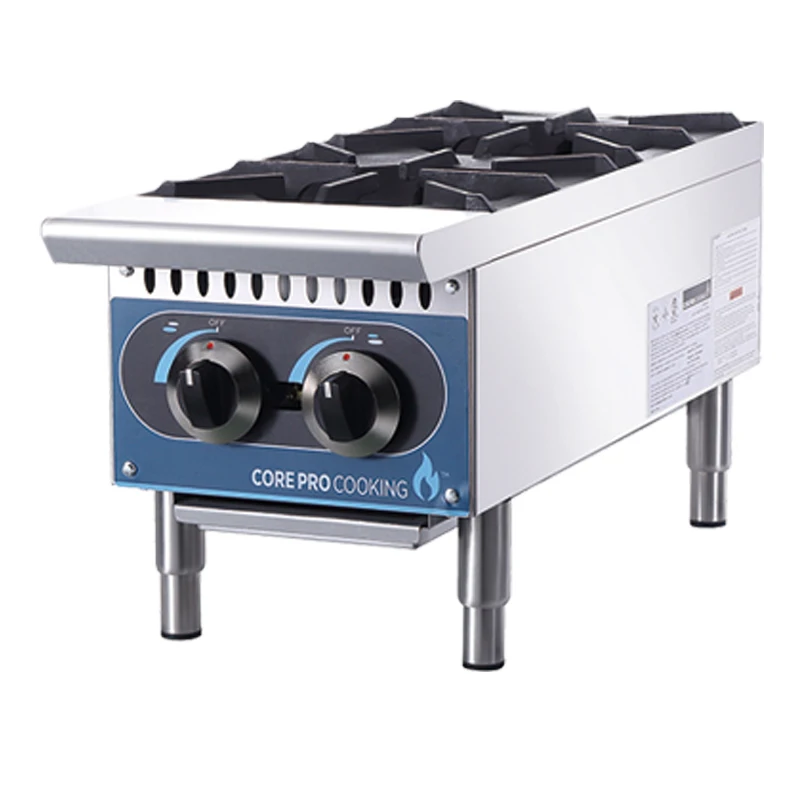 Коммерческая профессиональная настольная газовая плита 4 горелки для приготовления