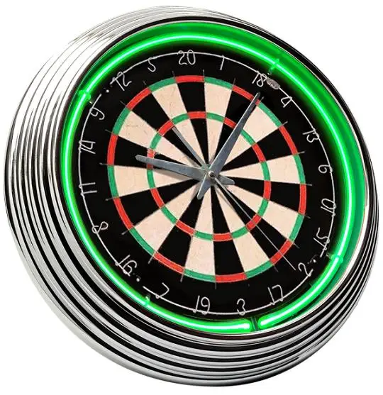 15 inch wholesale good price dial face customize neon wall clocks