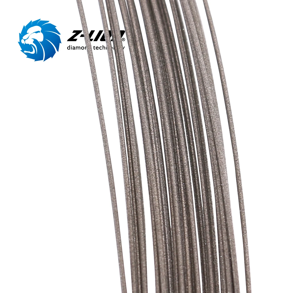 Z-LION 0.5mm/0.6mm Diamond Rope for Cutting Granite Block, Gemstone, Silicon Wafer Material diamond wire rope diamond wire saw