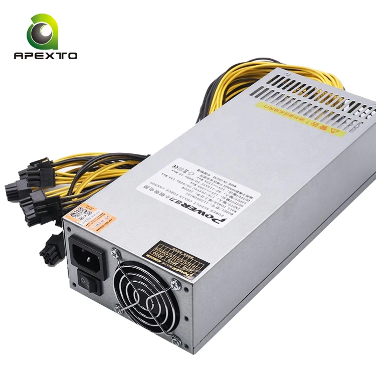 Высокоэффективный адаптер напряжения питания 220 В lianli 2000mini 2200 Вт 2U одиночный источник 6000 разгон PSU
