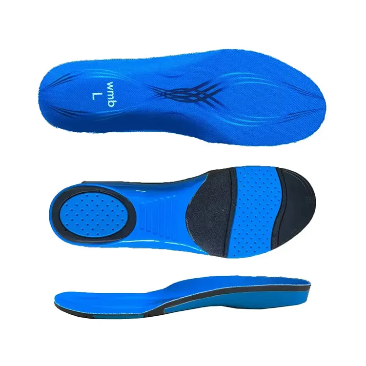 Wholesale Breathable Shoe Insoles PU+TPU+Gel Insoles for Safety Shoes Arch Support Breathable Shock Sweat Absorption