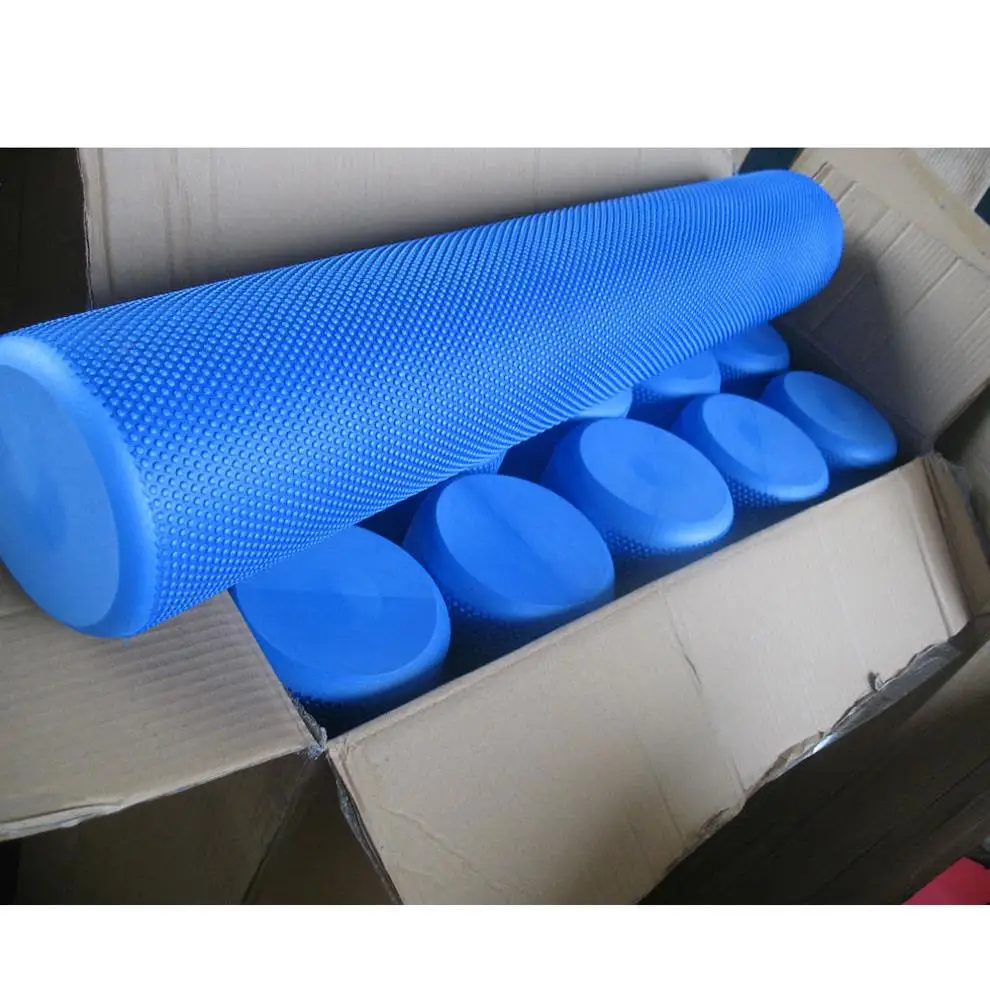 Wholesale Gym EVA Yoga Foam Roller Custom Printed Sports Fitness Equipment Exercise Massage Rollers 36cm 90cm