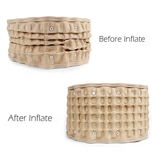 Physio Therapy Lumbar Support Belt Air Traction Spinal Inflatable Back Brace