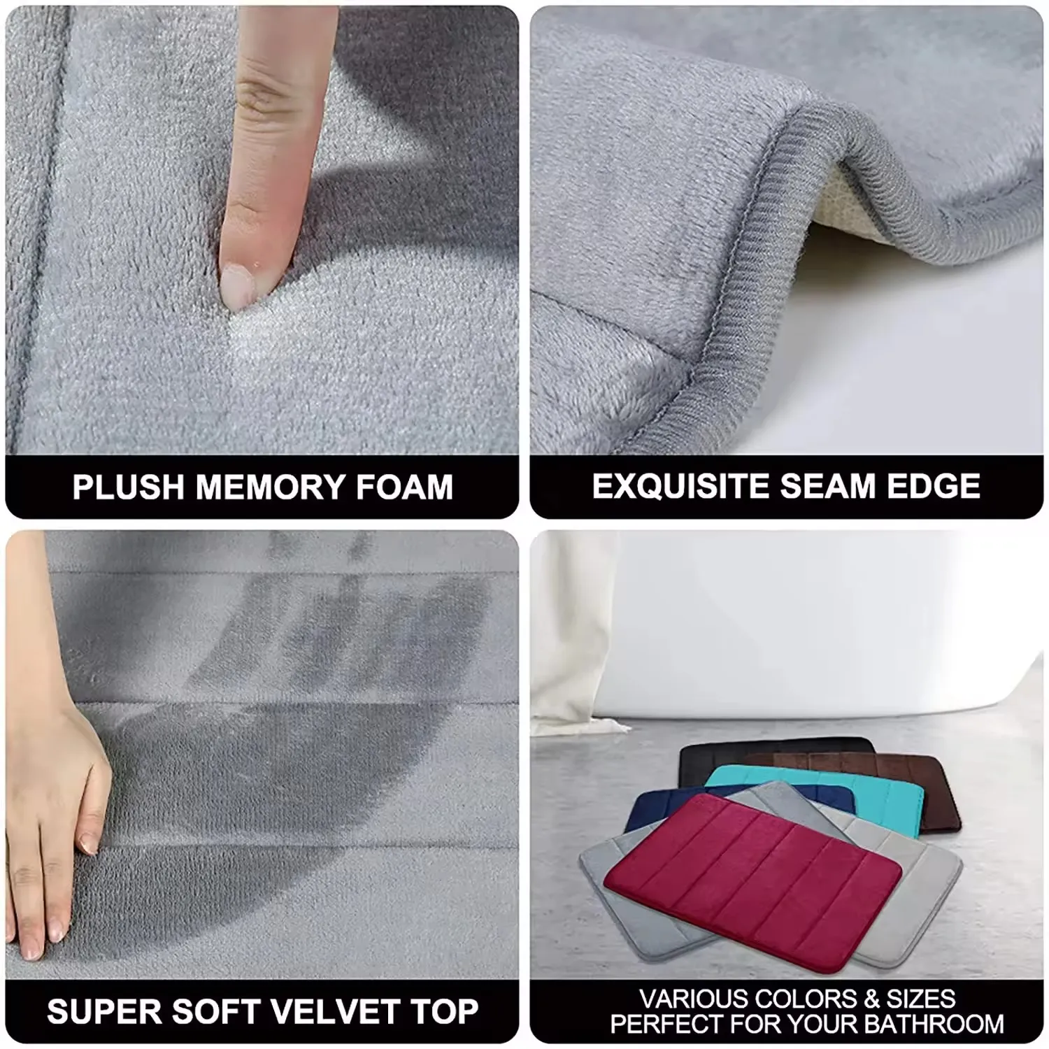Outside Soft Absorbent Foot Bath Mat Anti-slip Tapis De Sol Tapete Banheiro Water Absorbing Bath Bathroom Mats