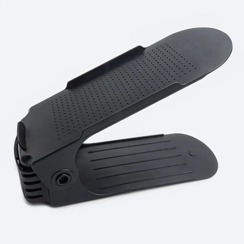 Double Shoe Rack Storage organizer Space Saving Plastic Adjustable shoe rack cabinet Stand