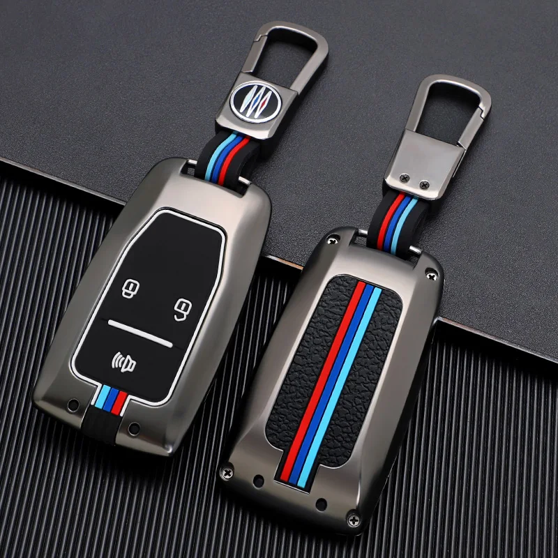 Car Accessories Zinc Alloy Car Key Cover Remote Keyless Key Fob Protector Fit for JAC Motor
