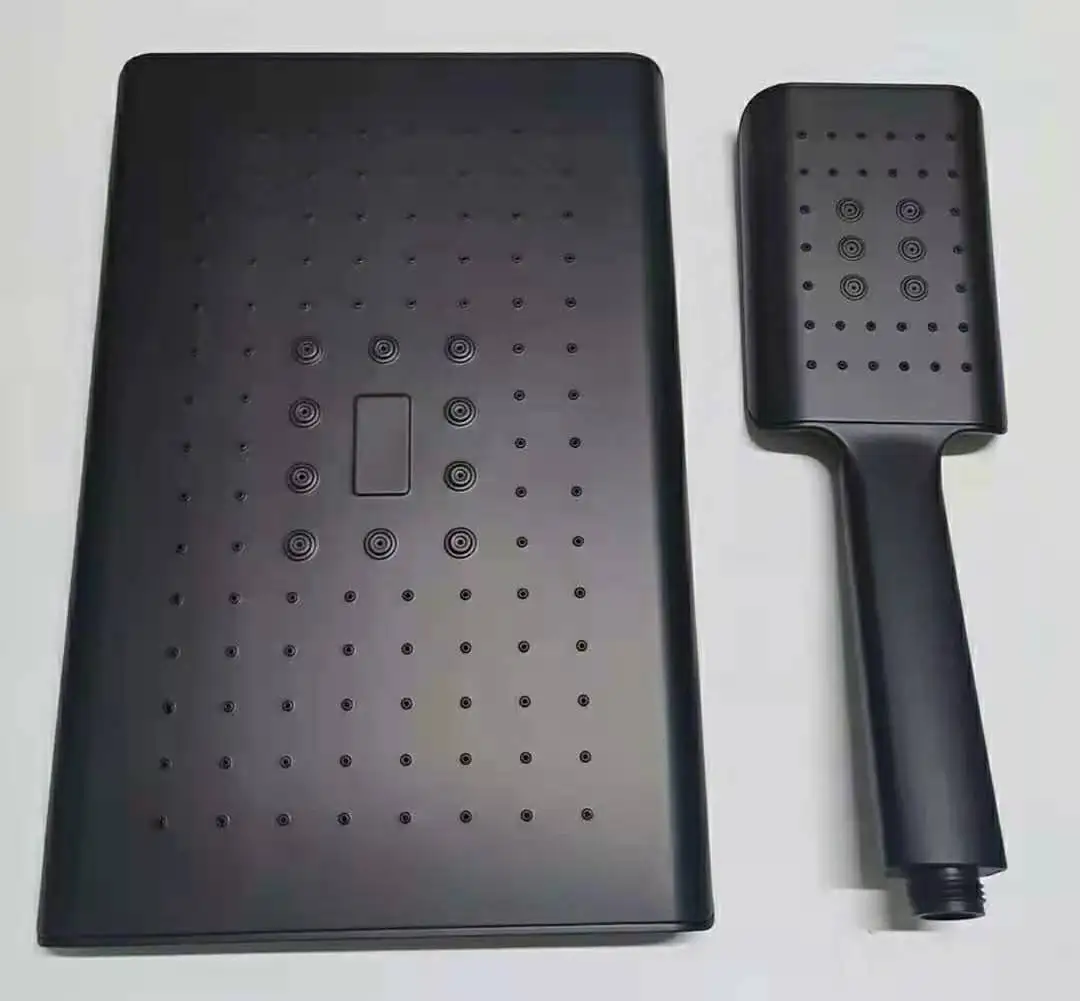 
factory direct sale adjustable pressure water saving rainfall handheld filter hand shower head 