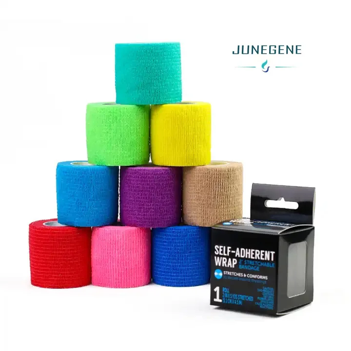 Тяжелая эластичная лента из 100% хлопка, эластичная клейкая лента для спортивной защиты