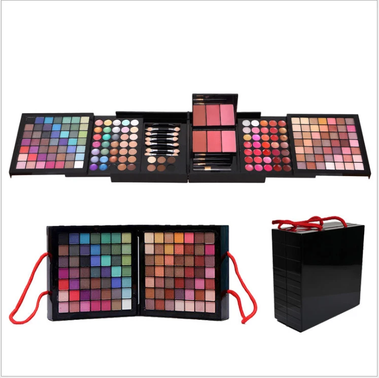 Anchovy Wholesale 177 Colors Waterproof big Custom Eyeshadow palette makeup kit