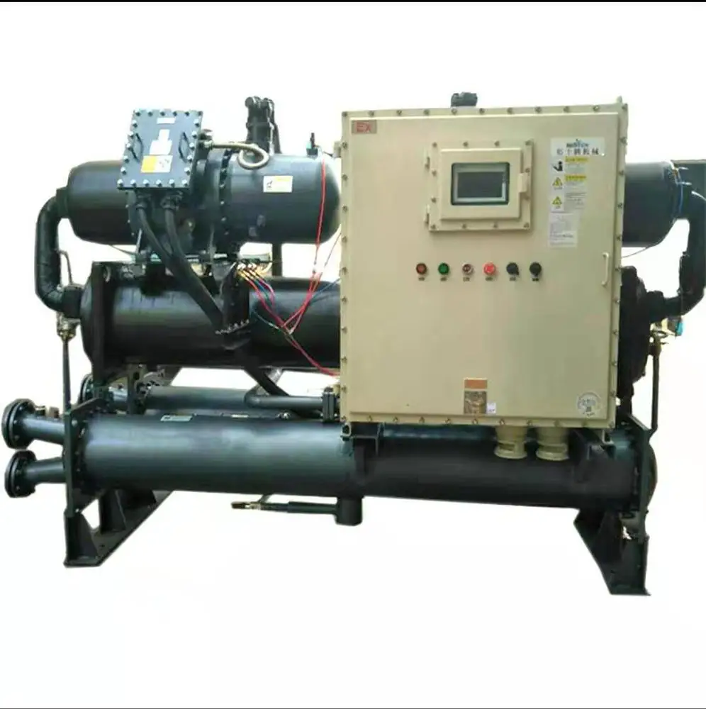 Large screw type with double head water-cooled screw chiller/automatic screw water chiller