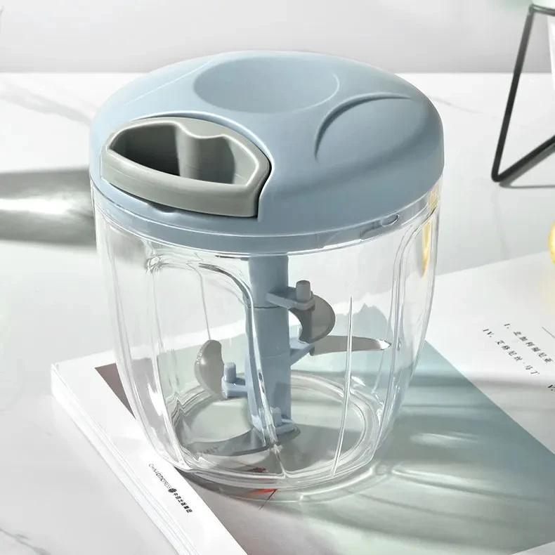 Wholesale Kitchen Vegetables Blender Garlic Cutter Mini Manual Food Meat Vegetable Chopper with Cheap Price for Kitchen