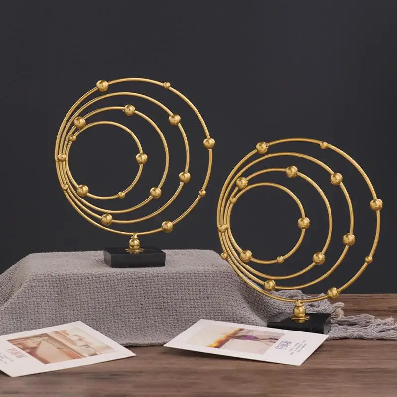 Golden Ginkgo Leaf Ornaments Nordic Wrought Iron Turtle Back Leaf Home Decor Metal Crafts Marble Base Plant Ornament Figurines